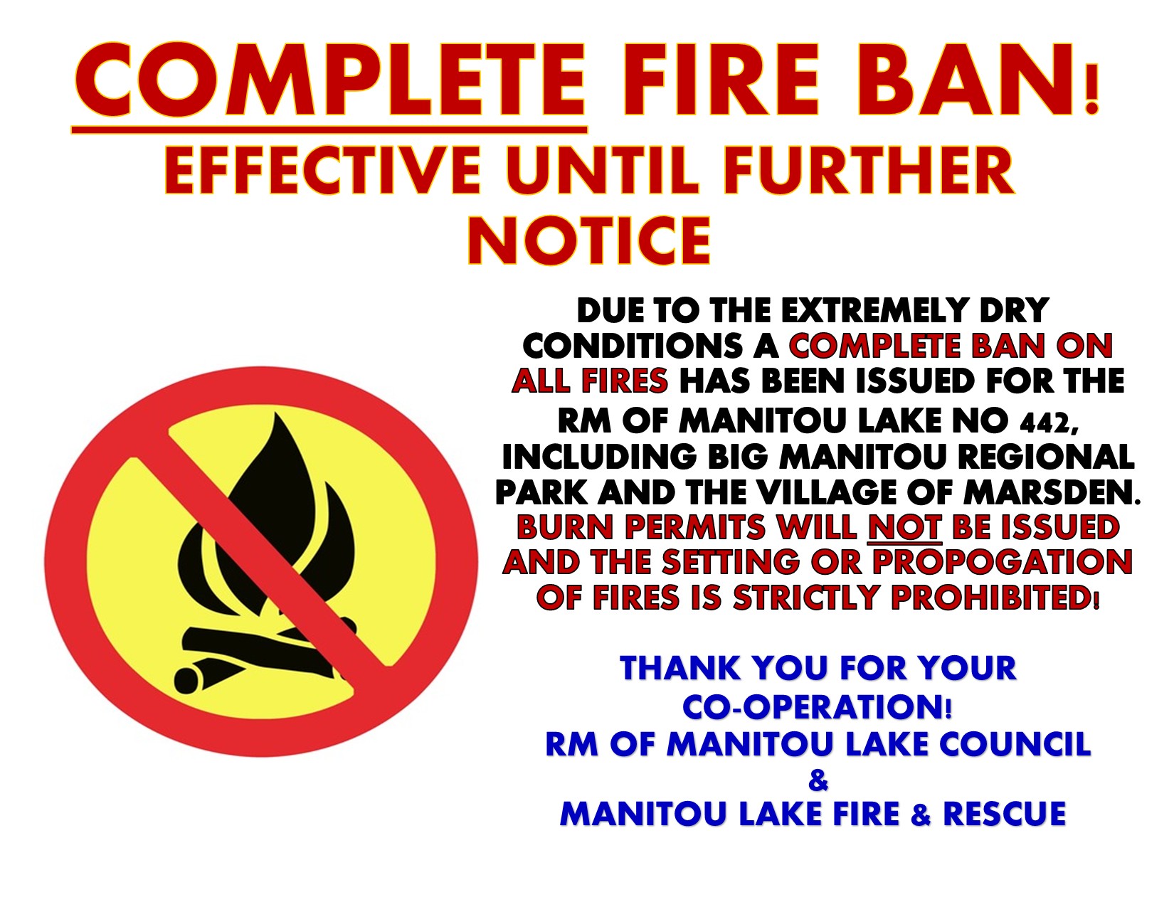 Complete Fire Ban